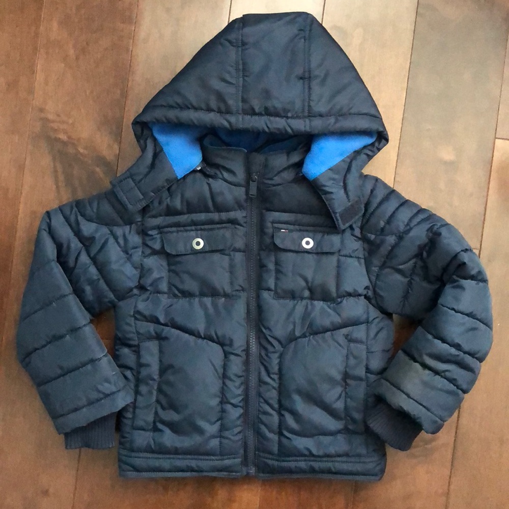 Boys Navy Tommy Hilfiger Jacket Size 6